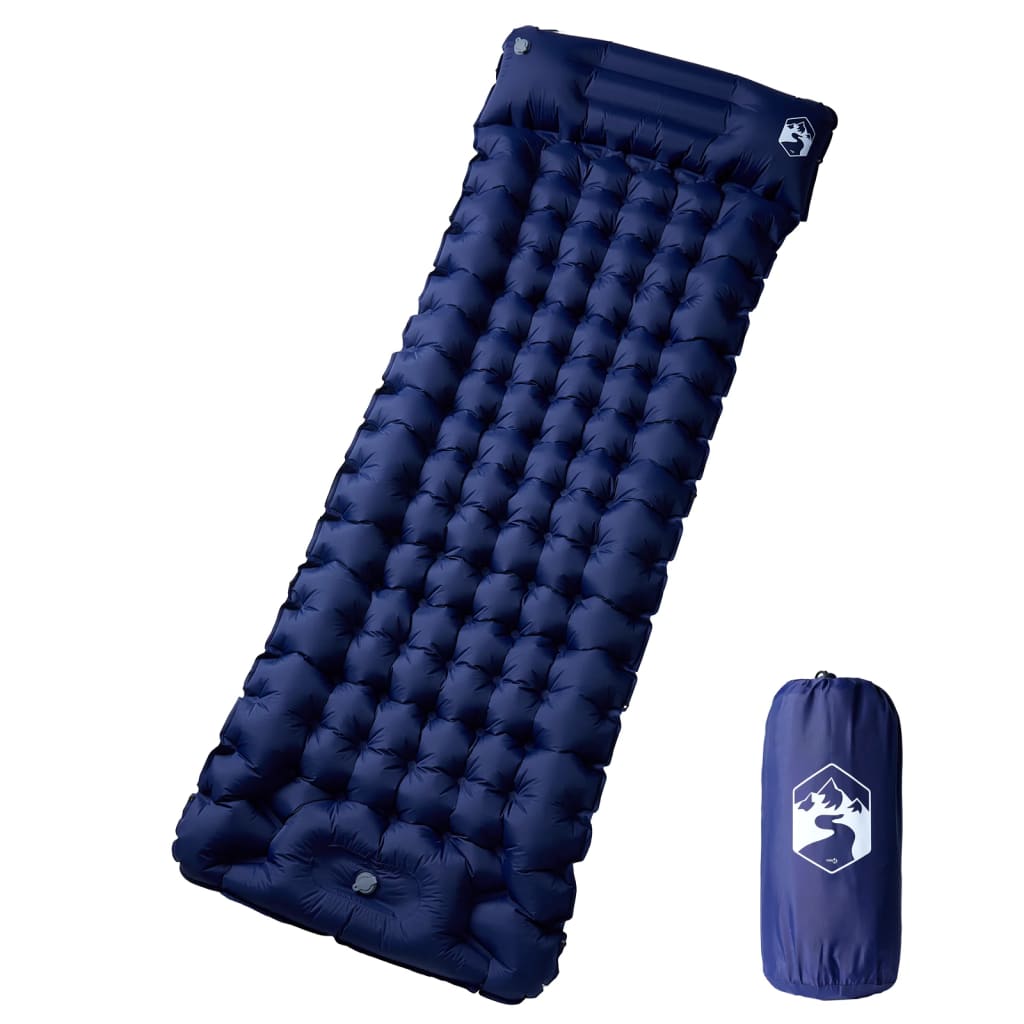 Self Inflating Camping Mattress With Pillows 2-Person