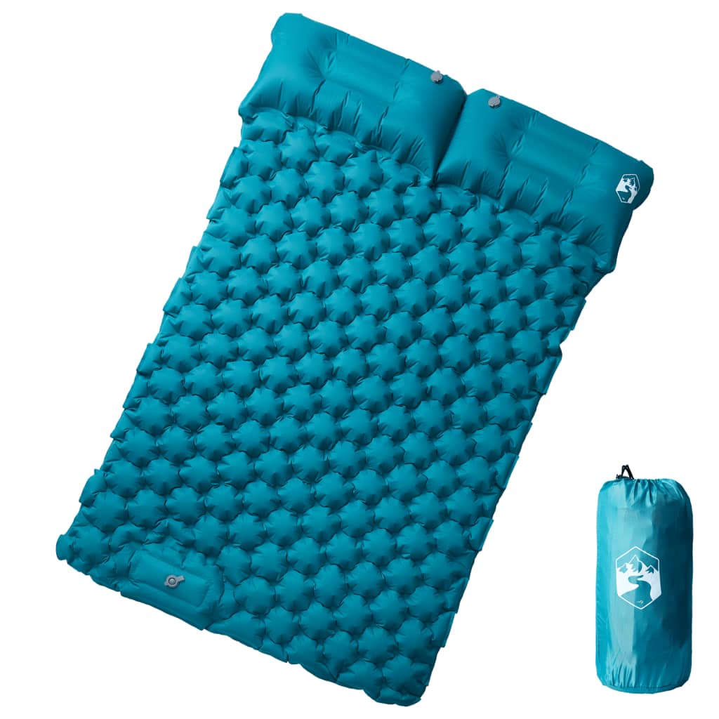 Self Inflating Camping Mattress With Pillows 2-Person