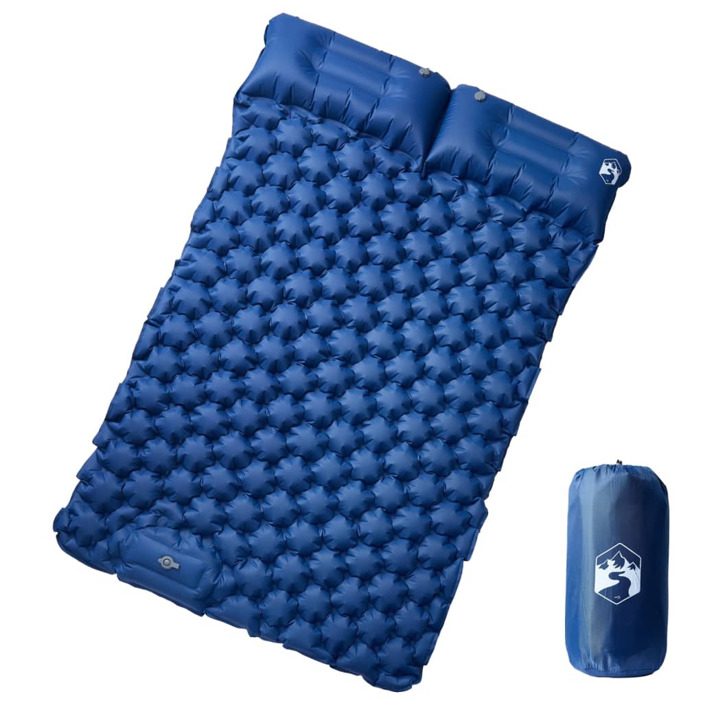 Self Inflating Camping Mattress With Pillows 2-Person
