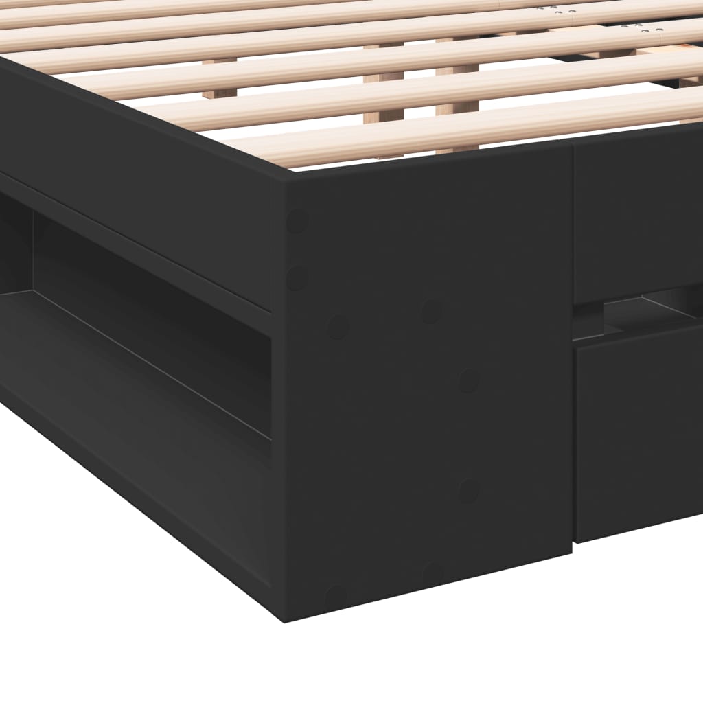 Bed Frame With Drawers Without Mattress Small Double