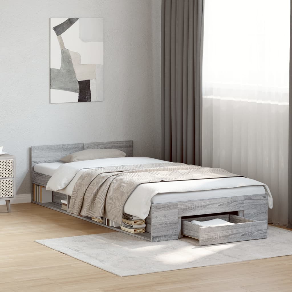 Bed Frame With Drawers Without Mattress Small Double