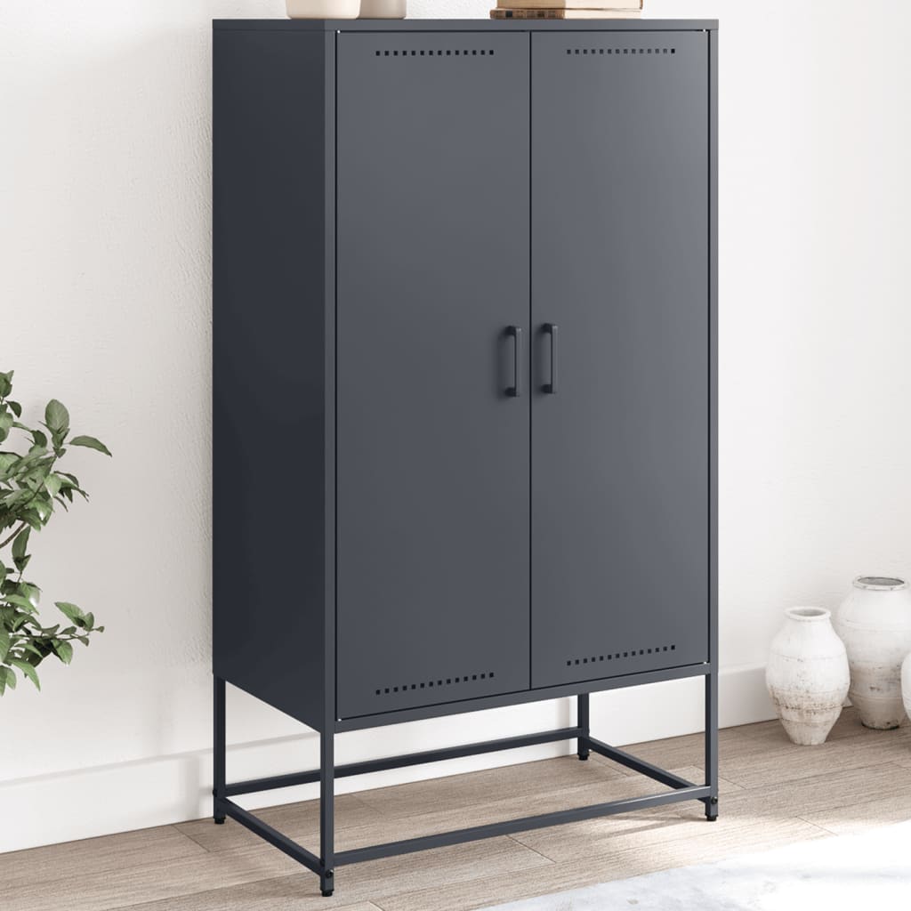 Highboard Olive 68.5X38.5X123.5 Cm Steel