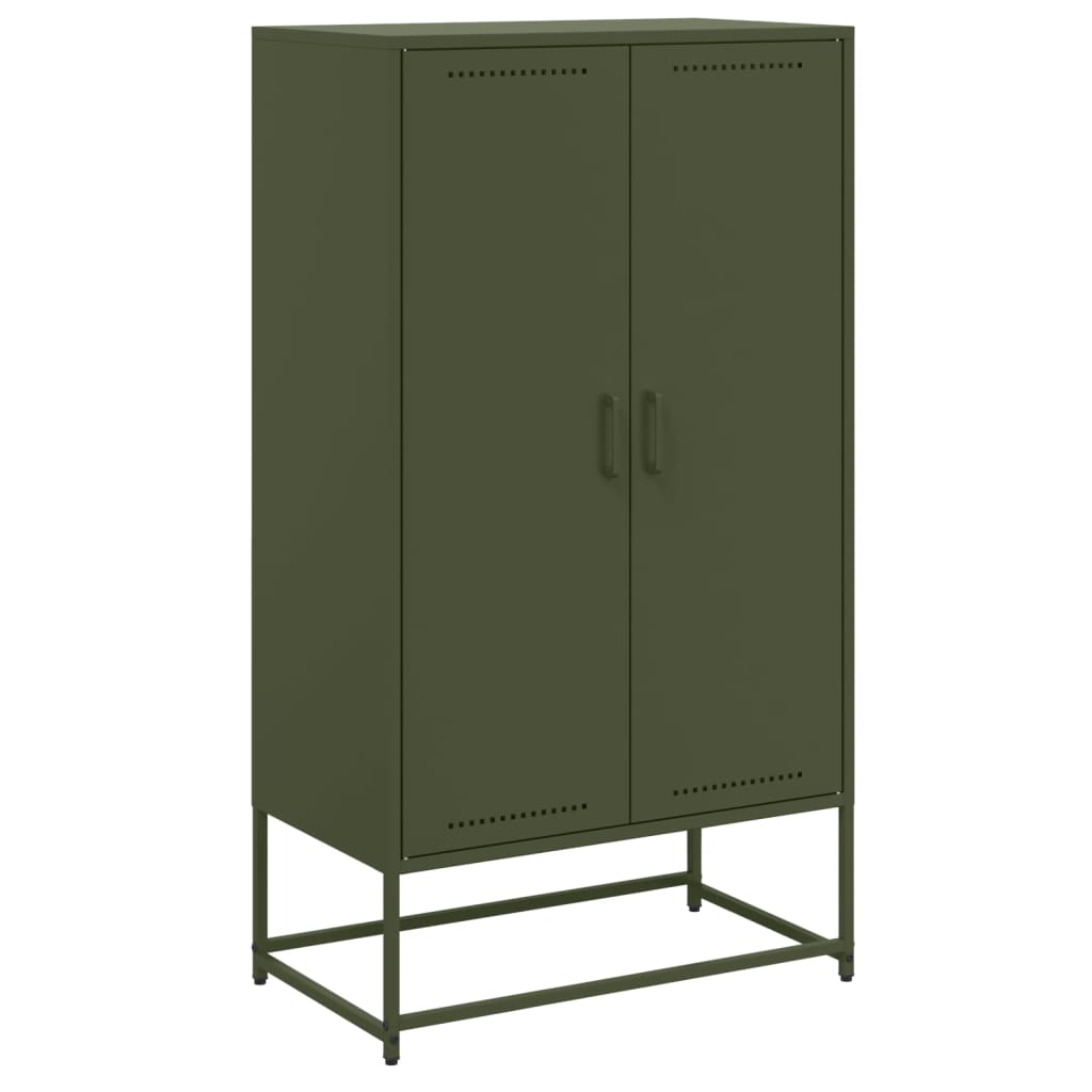 Highboard Olive 68.5X38.5X123.5 Cm Steel
