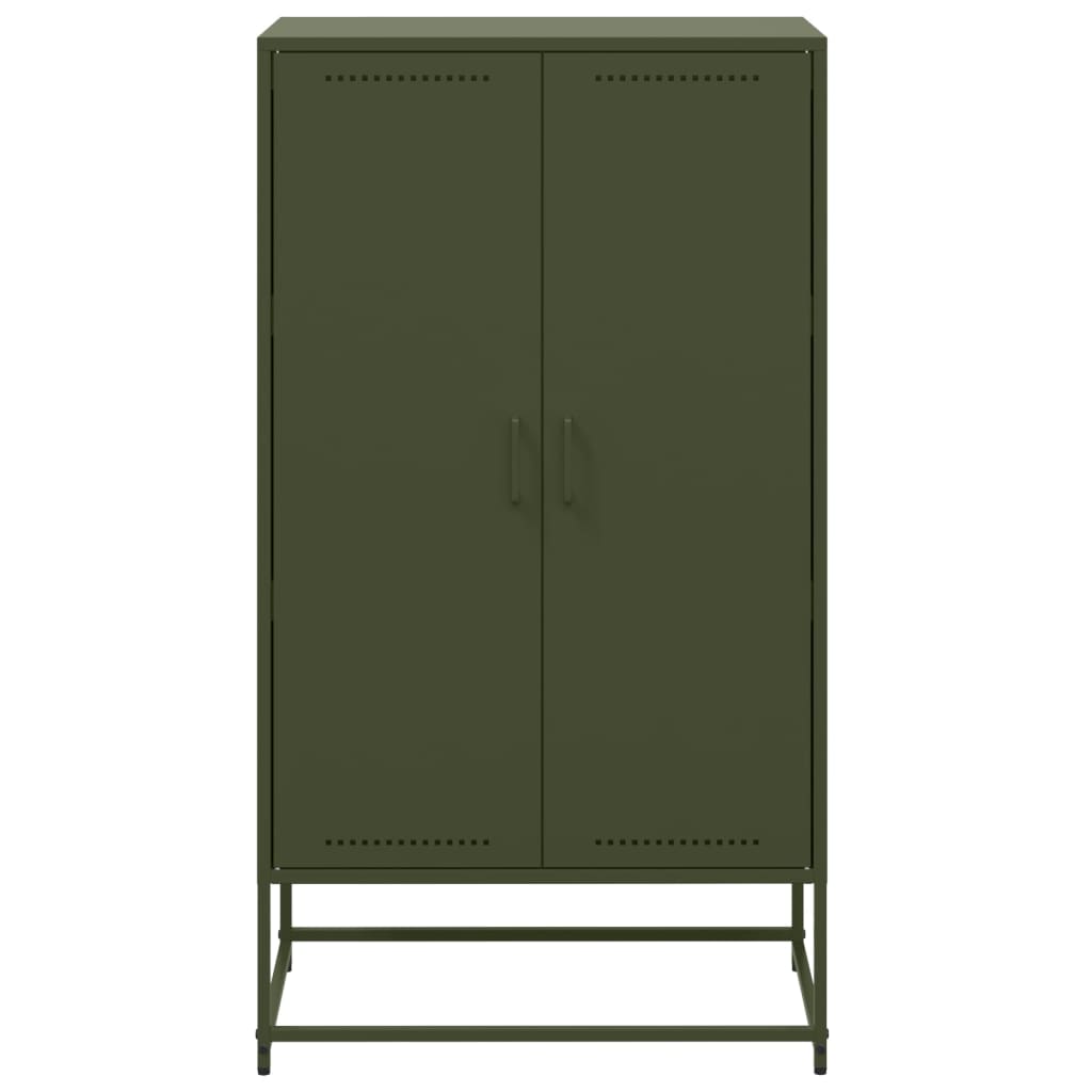 Highboard Olive 68.5X38.5X123.5 Cm Steel