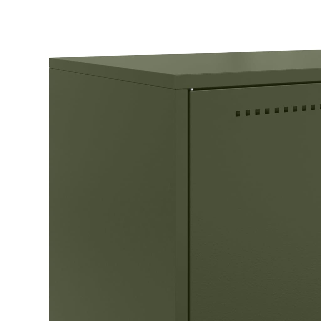 Highboard Olive 68.5X38.5X123.5 Cm Steel