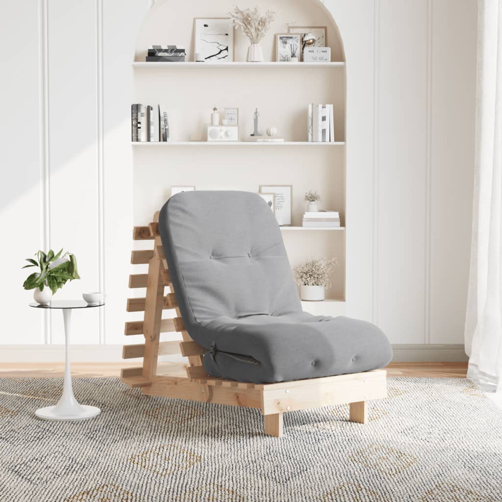 Futon Sofa Bed With Mattress Solid Wood Pine