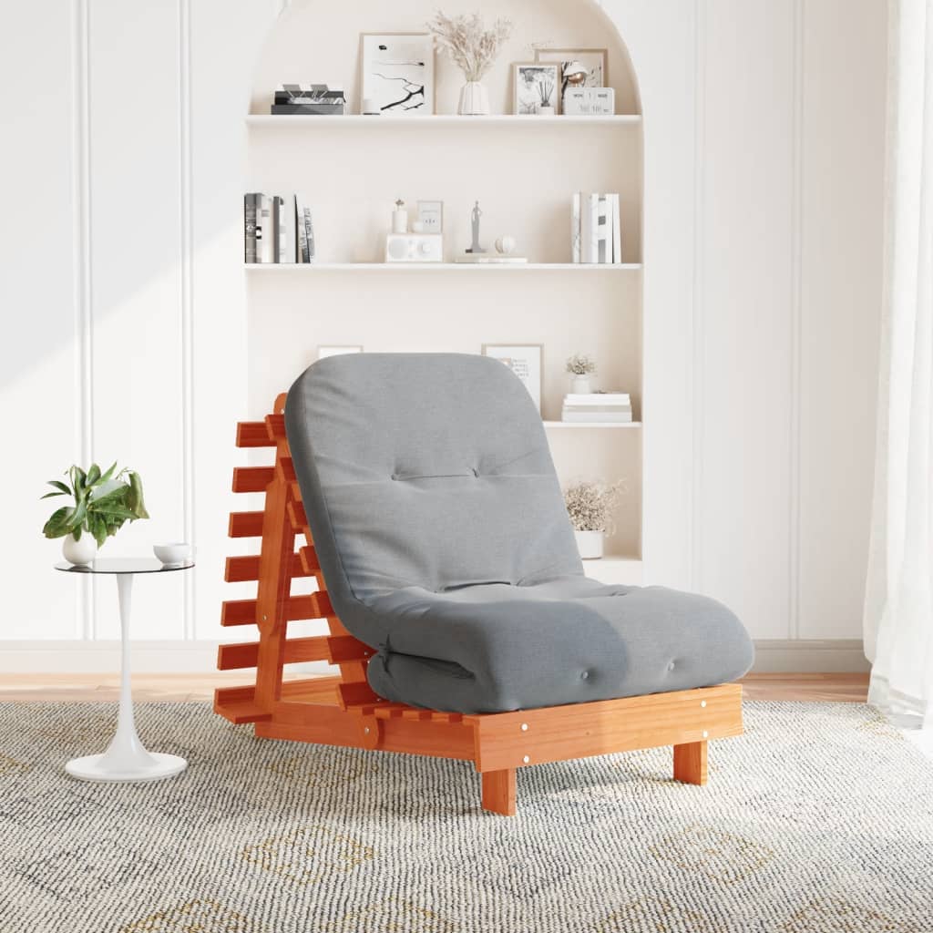 Futon Sofa Bed With Mattress Solid Wood Pine