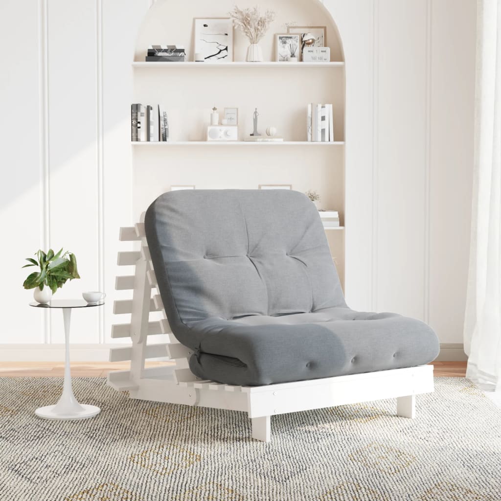 Futon Sofa Bed With Mattress Solid Wood Pine