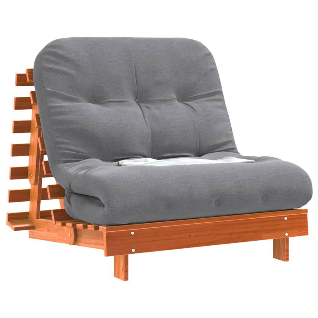 Futon Sofa Bed With Mattress Solid Wood Pine