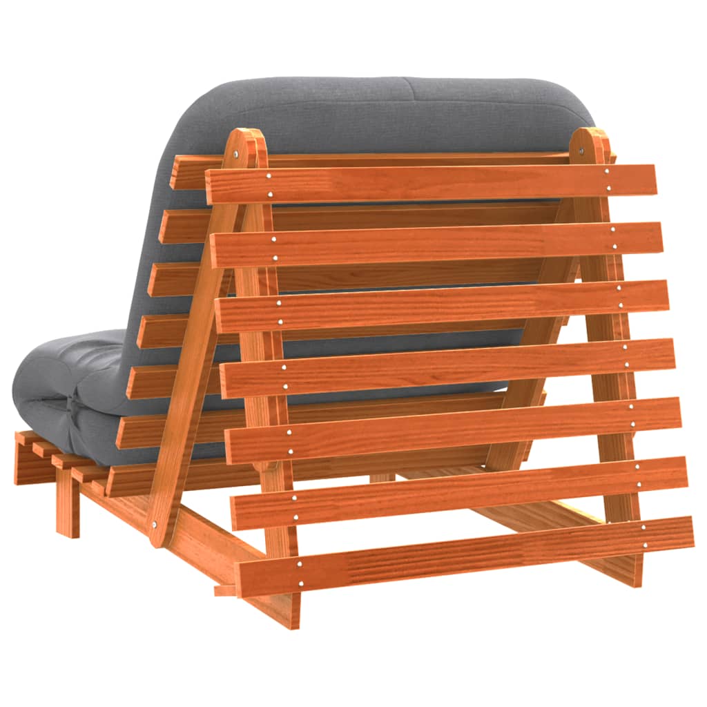 Futon Sofa Bed With Mattress Solid Wood Pine