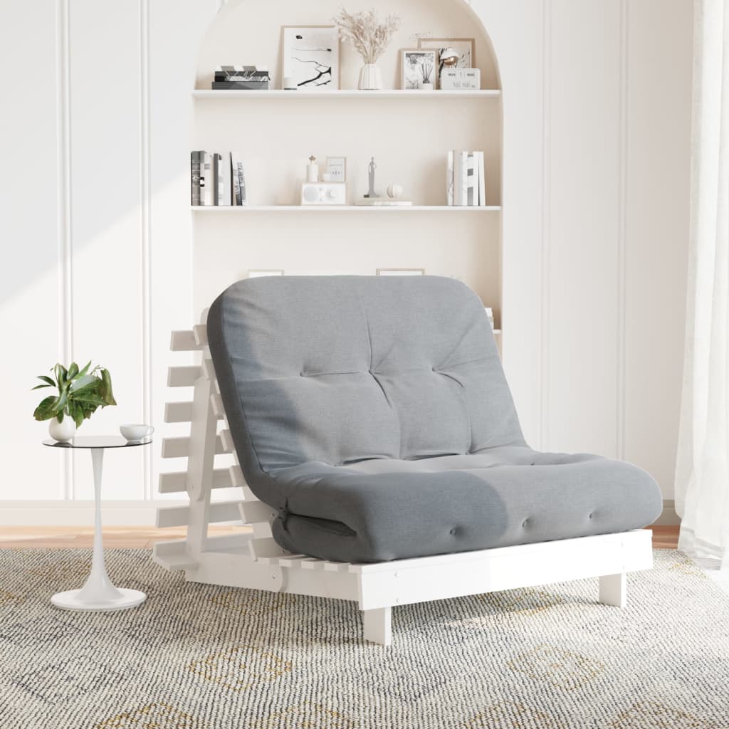 Futon Sofa Bed With Mattress Solid Wood Pine