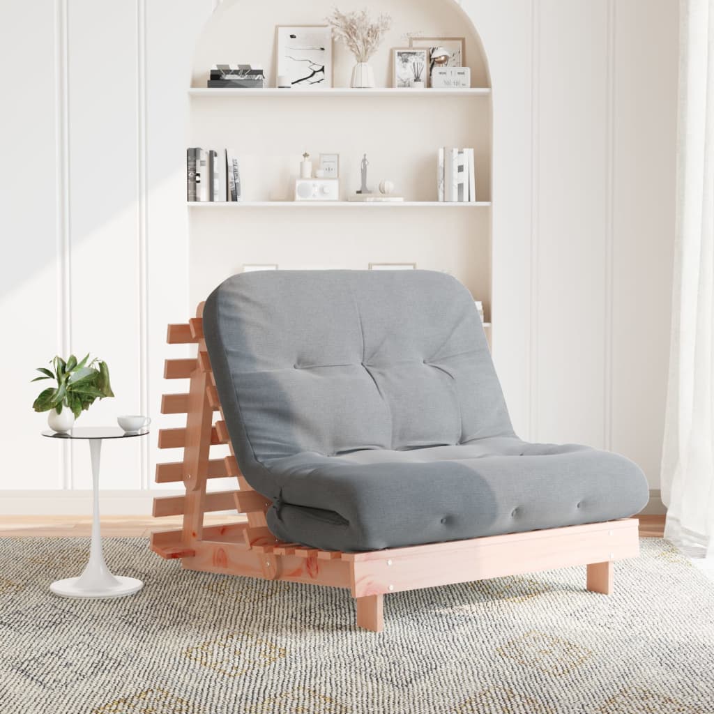 Futon Sofa Bed With Mattress Solid Wood Pine