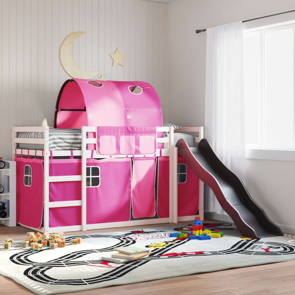 Bunk Bed Without Mattress With Slide White And