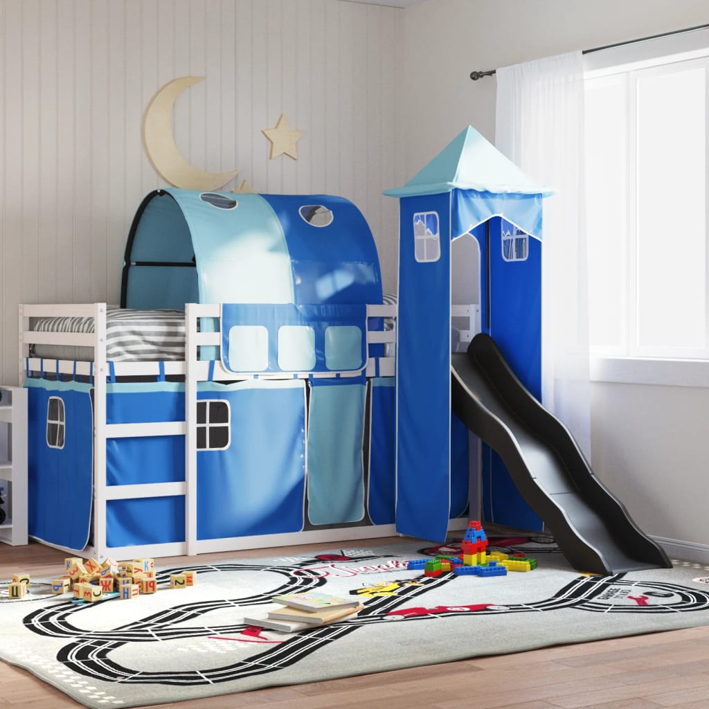 Bunk Bed Without Mattress With Slide White And
