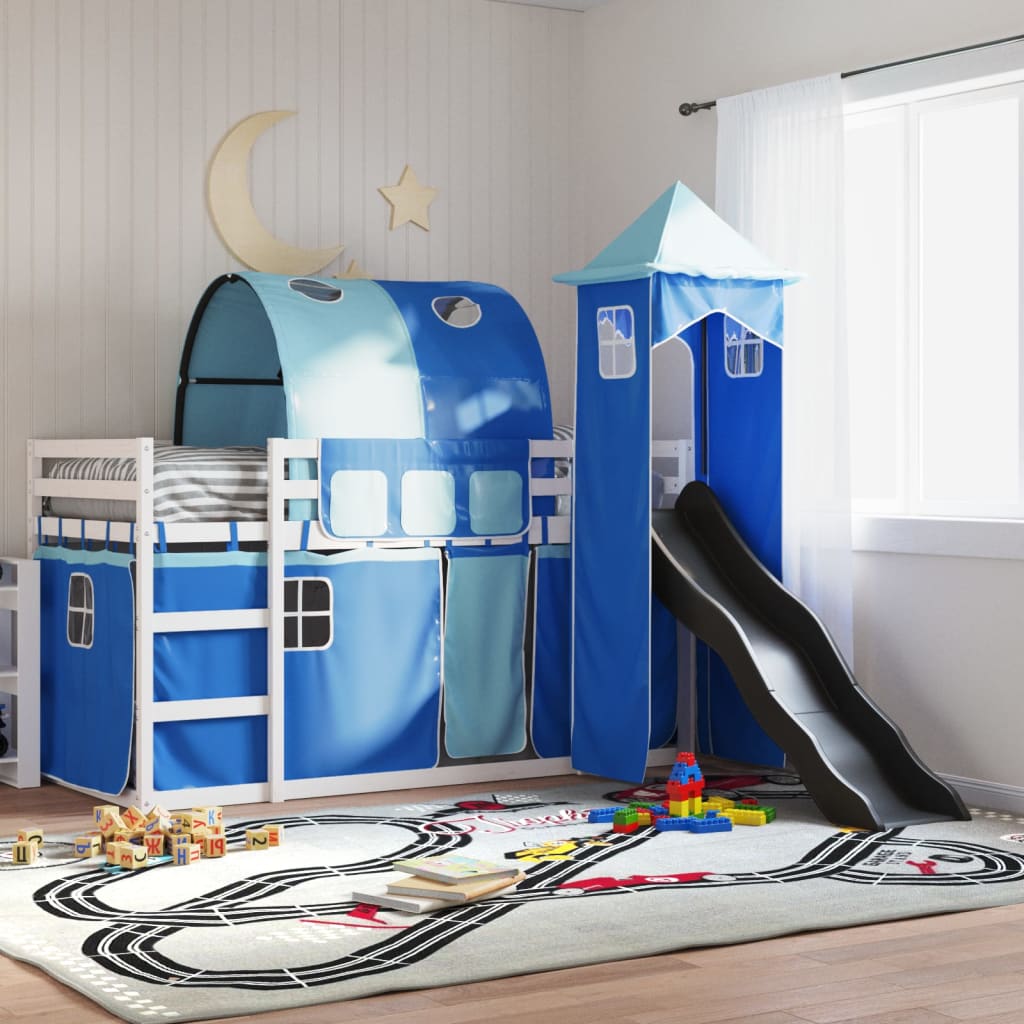 Bunk Bed Without Mattress With Slide White And