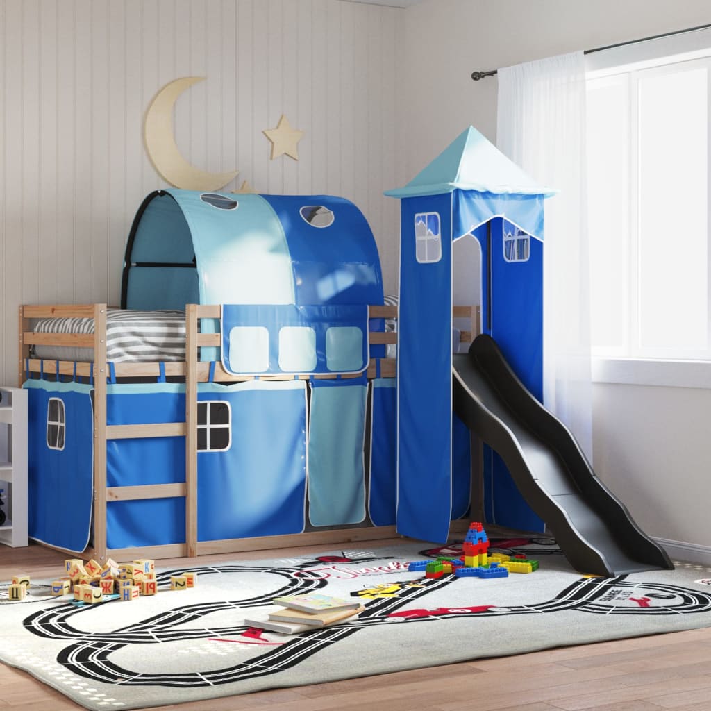 Bunk Bed Without Mattress With Slide White And