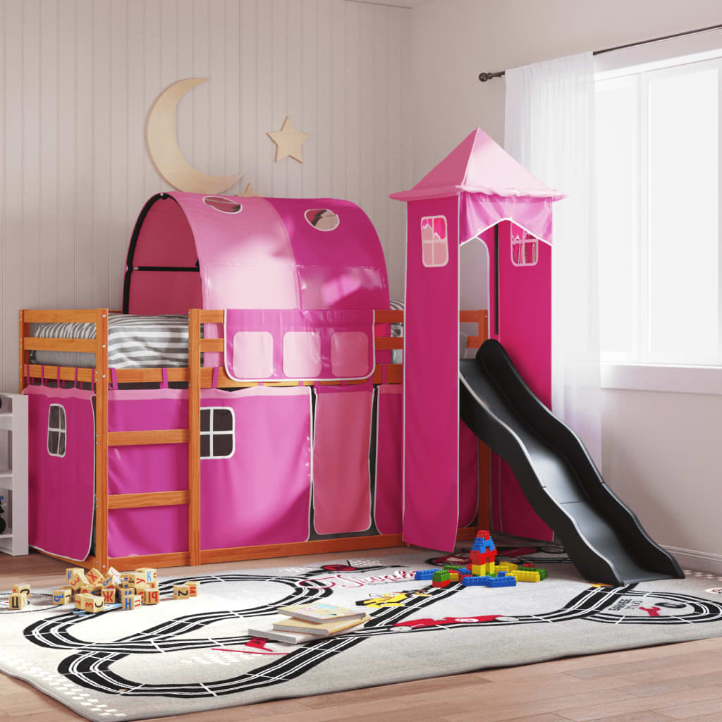 Bunk Bed Without Mattress With Slide White And