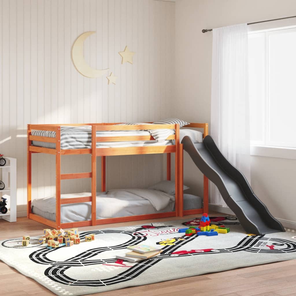 Bunk Bed With Slide&Ladder Without Mattress