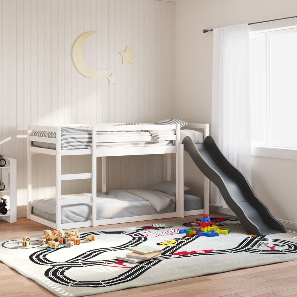 Bunk Bed With Slide&Ladder Without Mattress