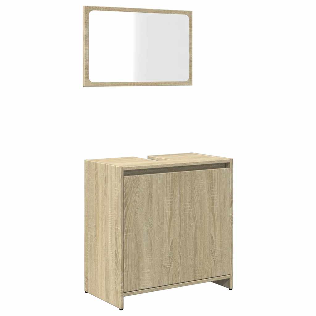 Bathroom Furniture Set Engineered Wood