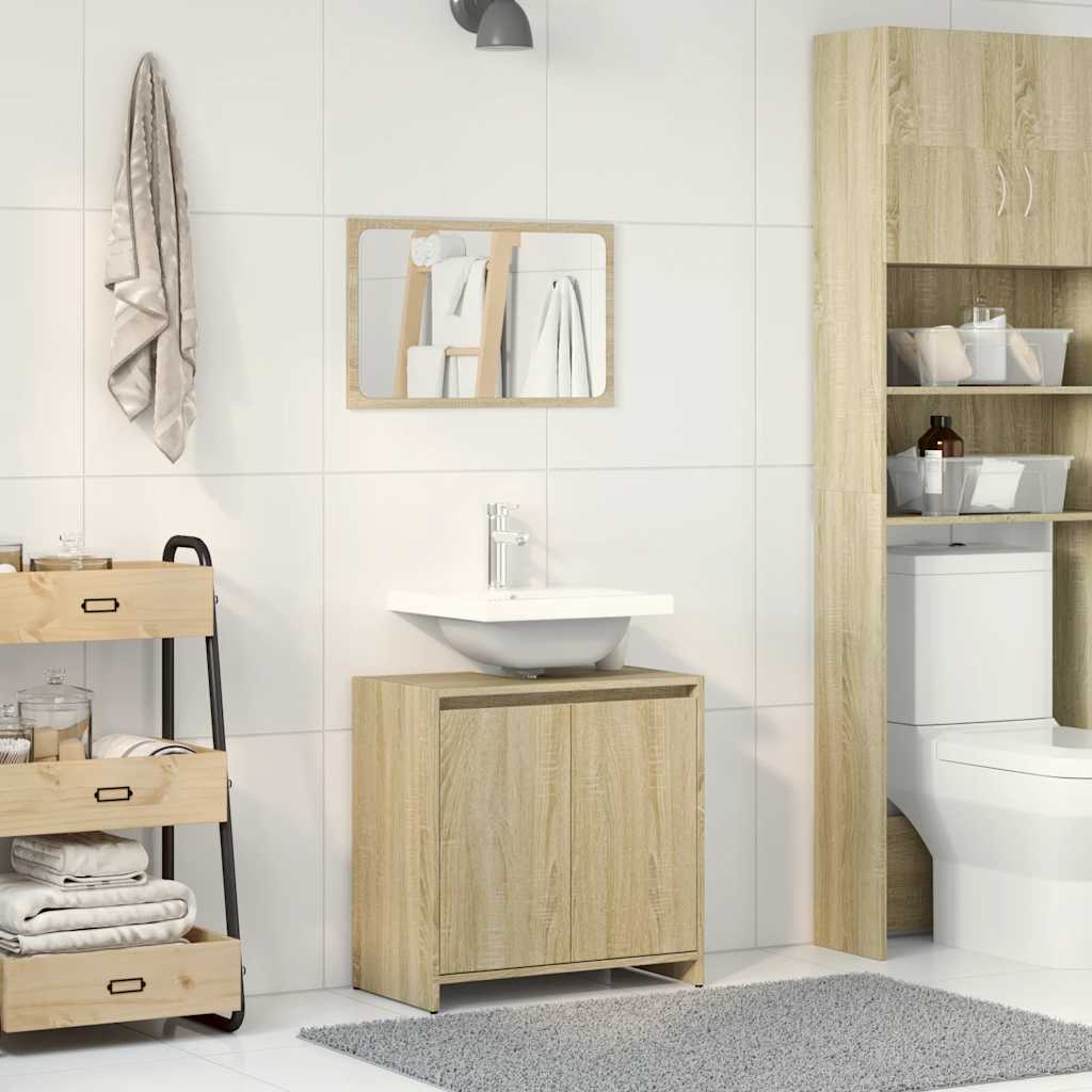 Bathroom Furniture Set Engineered Wood