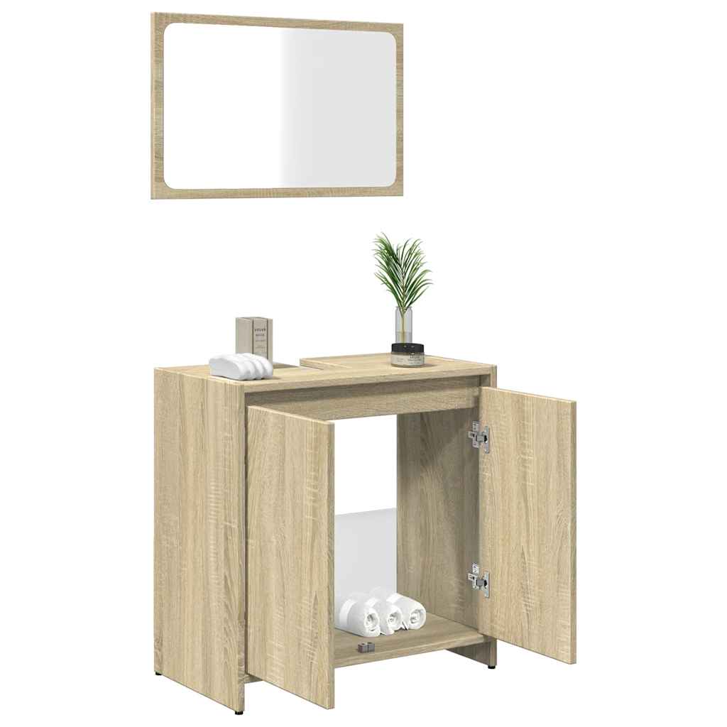 Bathroom Furniture Set Engineered Wood