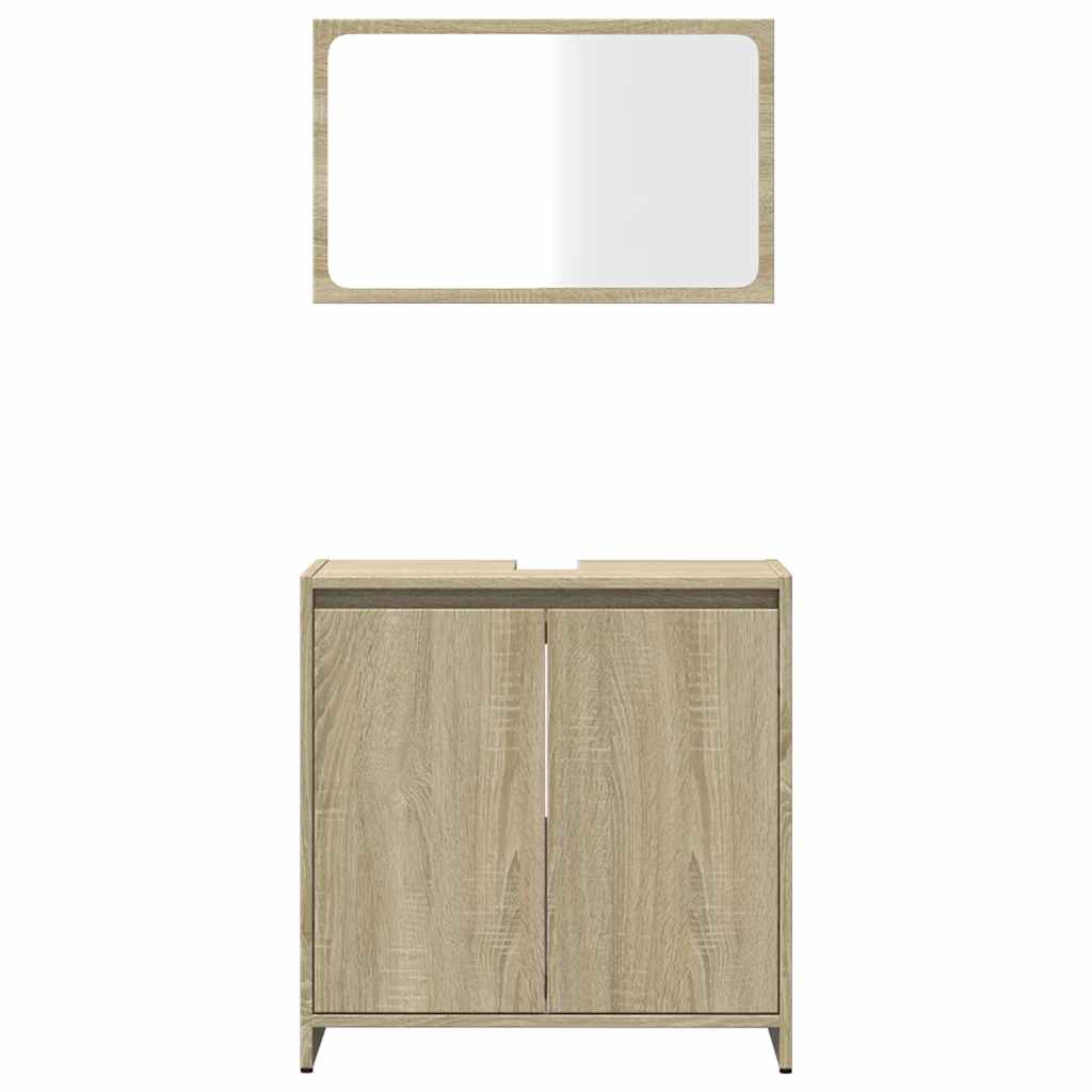 Bathroom Furniture Set Engineered Wood