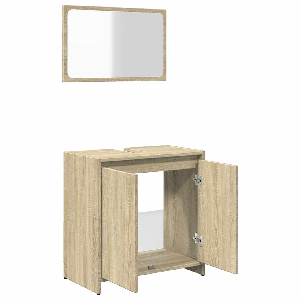 Bathroom Furniture Set Engineered Wood