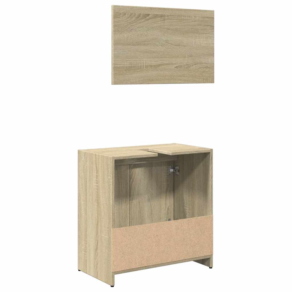 Bathroom Furniture Set Engineered Wood