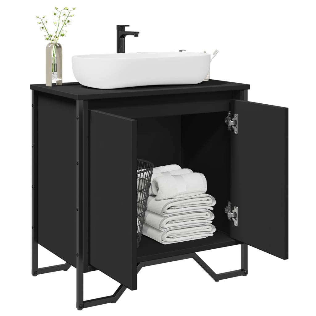 Bathroom Sink Cabinet 60X35X60 Cm Engineered Wood
