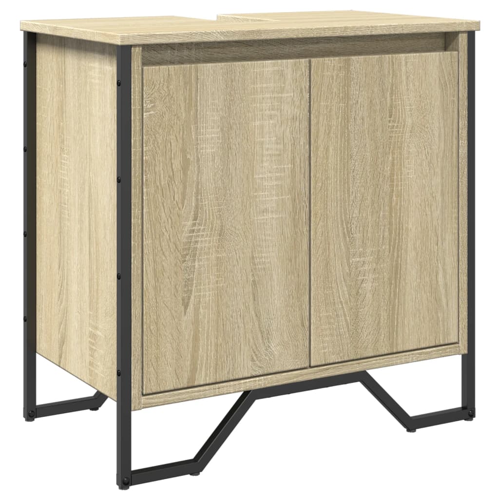 Bathroom Sink Cabinet 60X35X60 Cm Engineered Wood