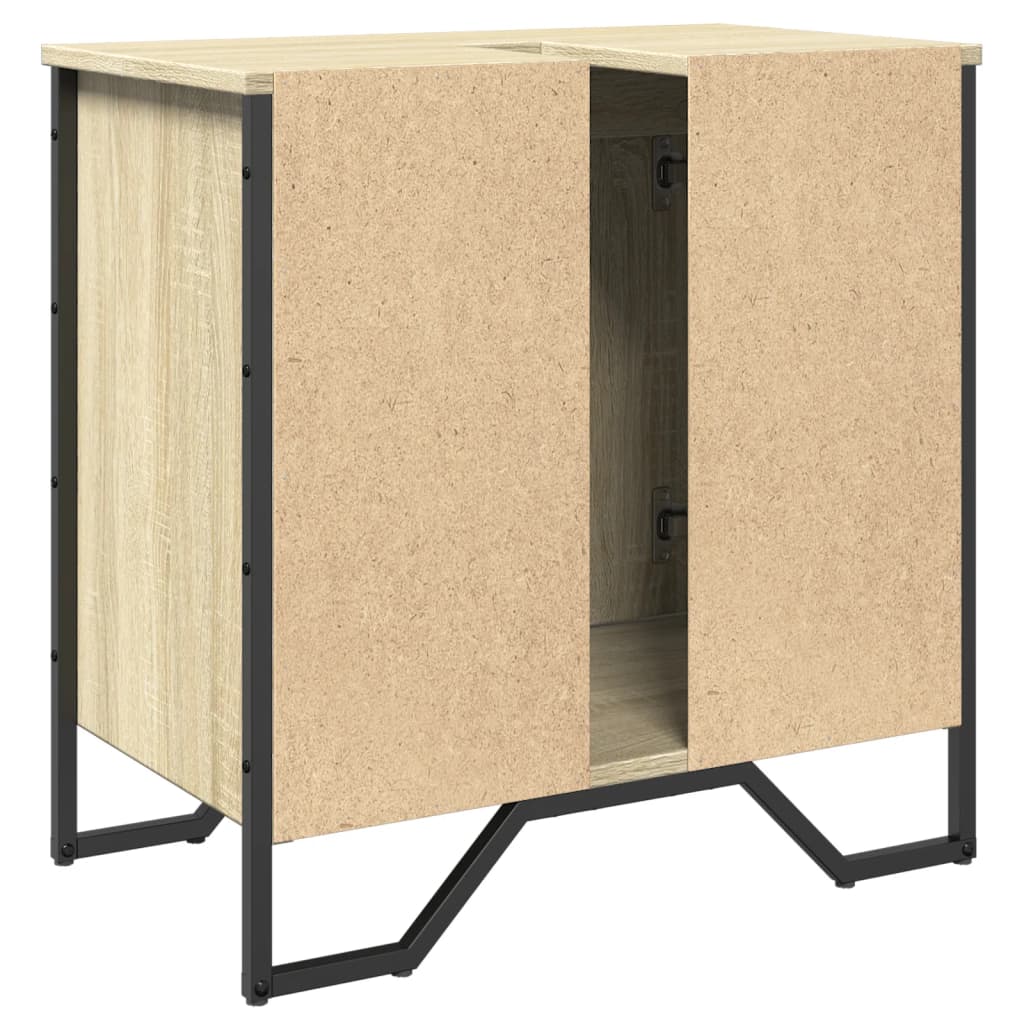 Bathroom Sink Cabinet 60X35X60 Cm Engineered Wood
