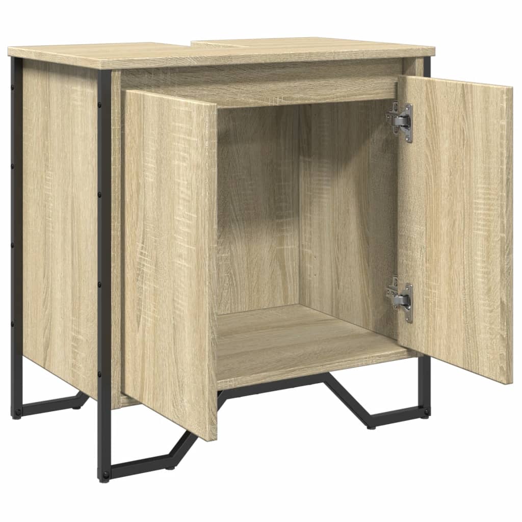 Bathroom Sink Cabinet 60X35X60 Cm Engineered Wood