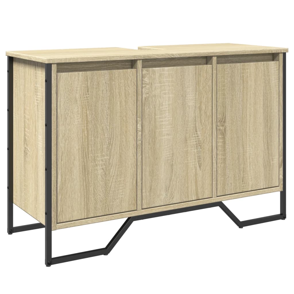 Bathroom Sink Cabinet 91X35X60 Cm Engineered Wood