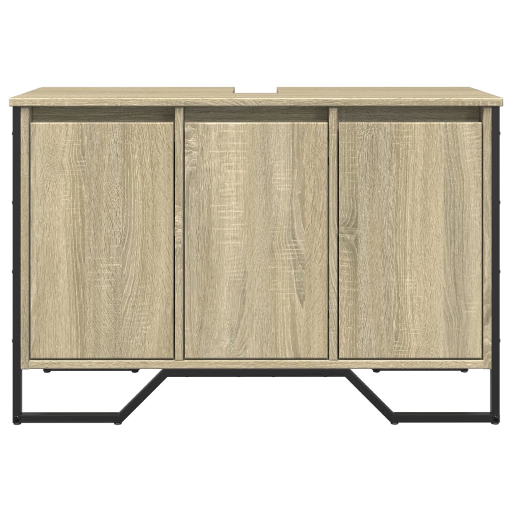 Bathroom Sink Cabinet 91X35X60 Cm Engineered Wood