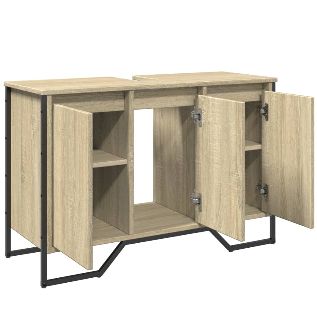 Bathroom Sink Cabinet 91X35X60 Cm Engineered Wood