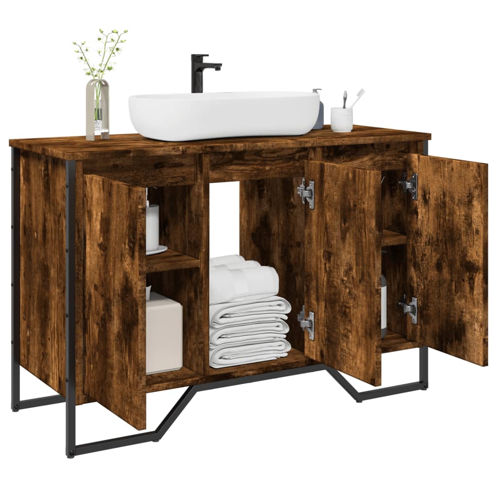Bathroom Sink Cabinet 91X35X60 Cm Engineered Wood