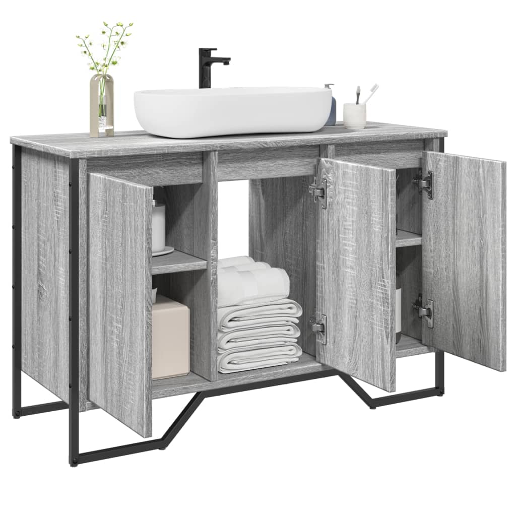 Bathroom Sink Cabinet 91X35X60 Cm Engineered Wood