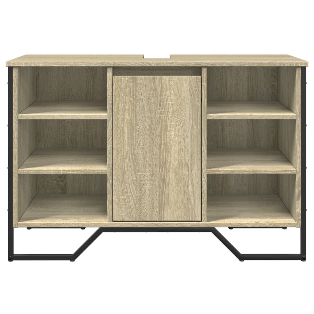 Bathroom Sink Cabinet 91X35X60 Cm Engineered Wood