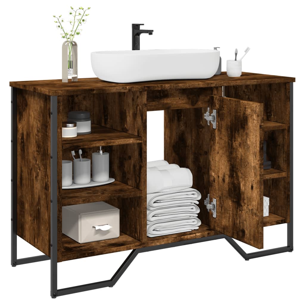 Bathroom Sink Cabinet 91X35X60 Cm Engineered Wood