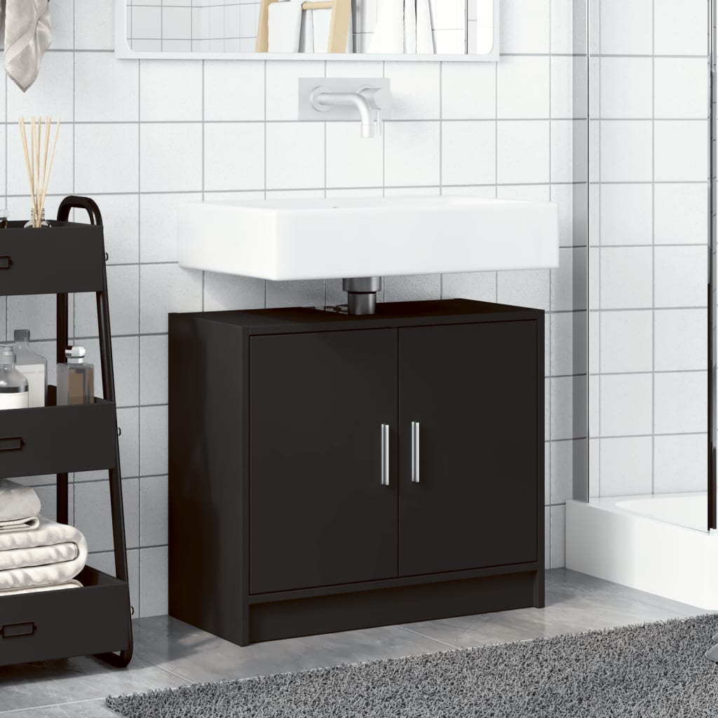 Sink Cabinet 63X29X55 Cm Engineered Wood