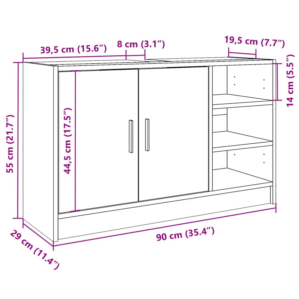 Sink Cabinet Engineered Wood