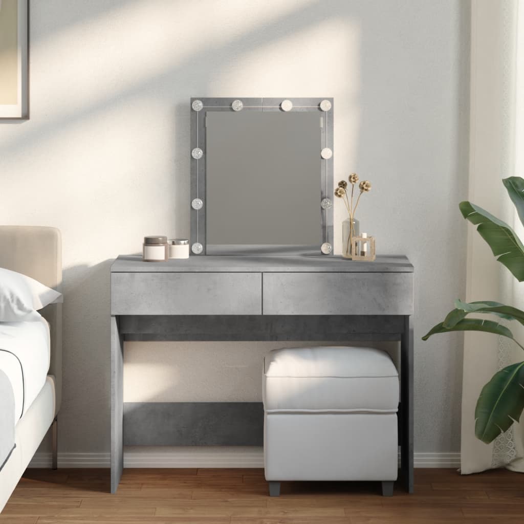 Dressing Table 100 X 40 X 130 Cm Engineered Wood