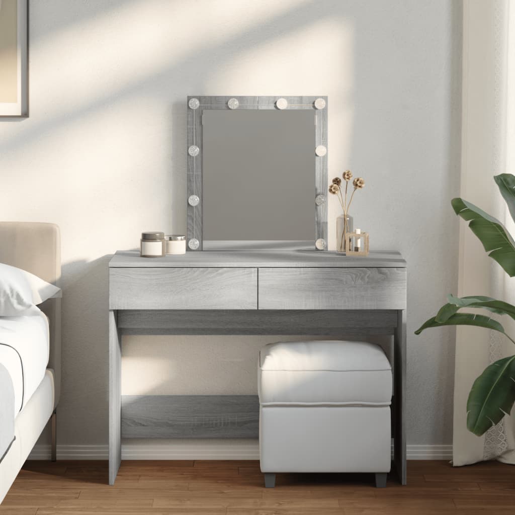 Dressing Table 100 X 40 X 130 Cm Engineered Wood