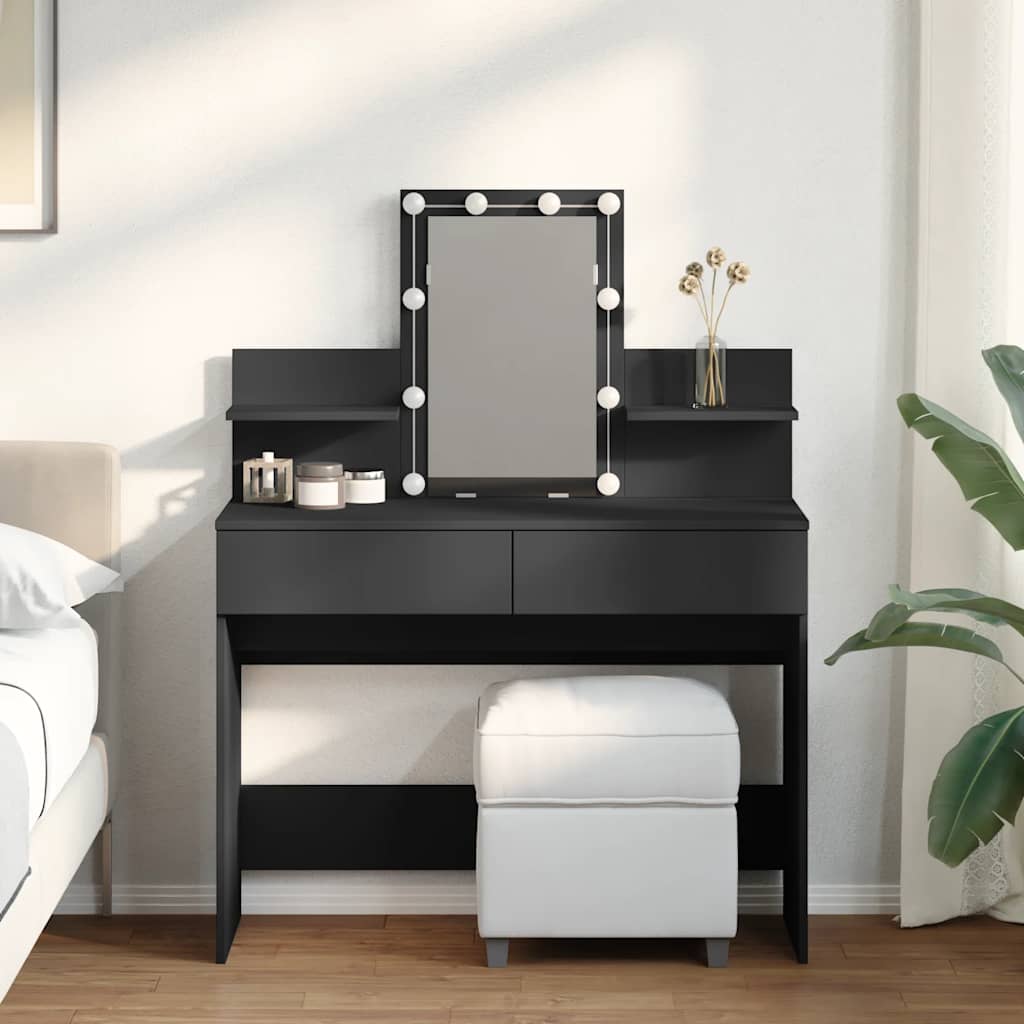 Dressing Table 100 X 40 X 130 Cm Engineered Wood