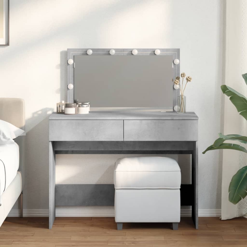 Dressing Table 100 X 40 X 120 Cm Engineered Wood