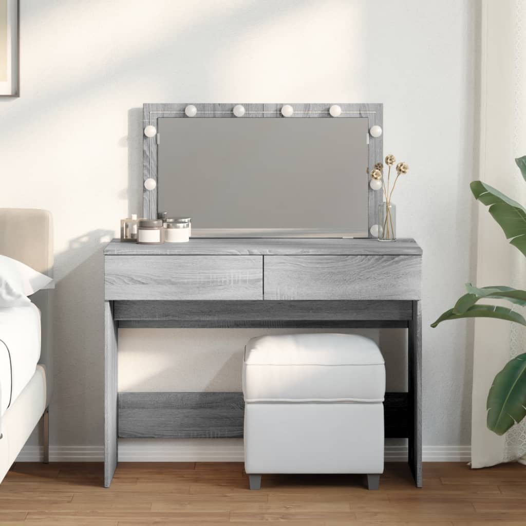 Dressing Table 100 X 40 X 120 Cm Engineered Wood