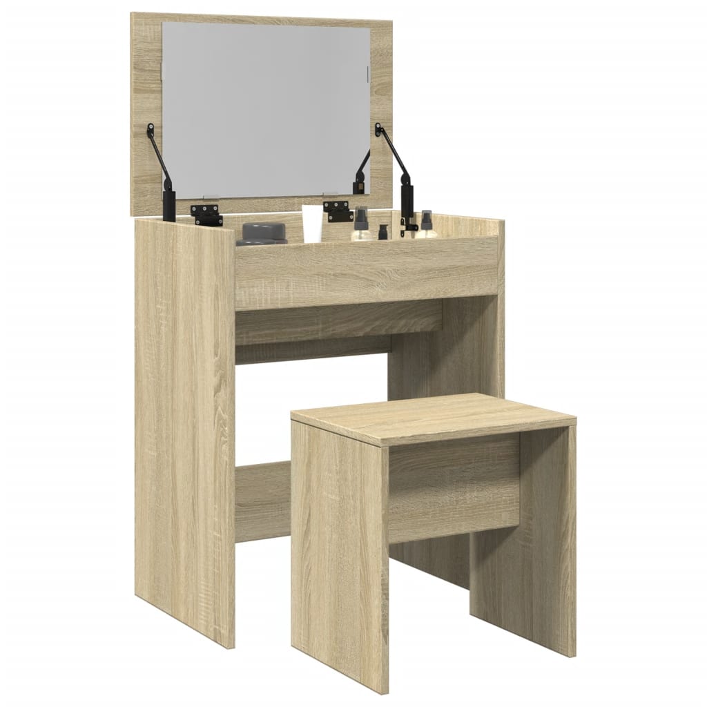 Dressing Table 60 X 40 X 75 Cm Engineered Wood