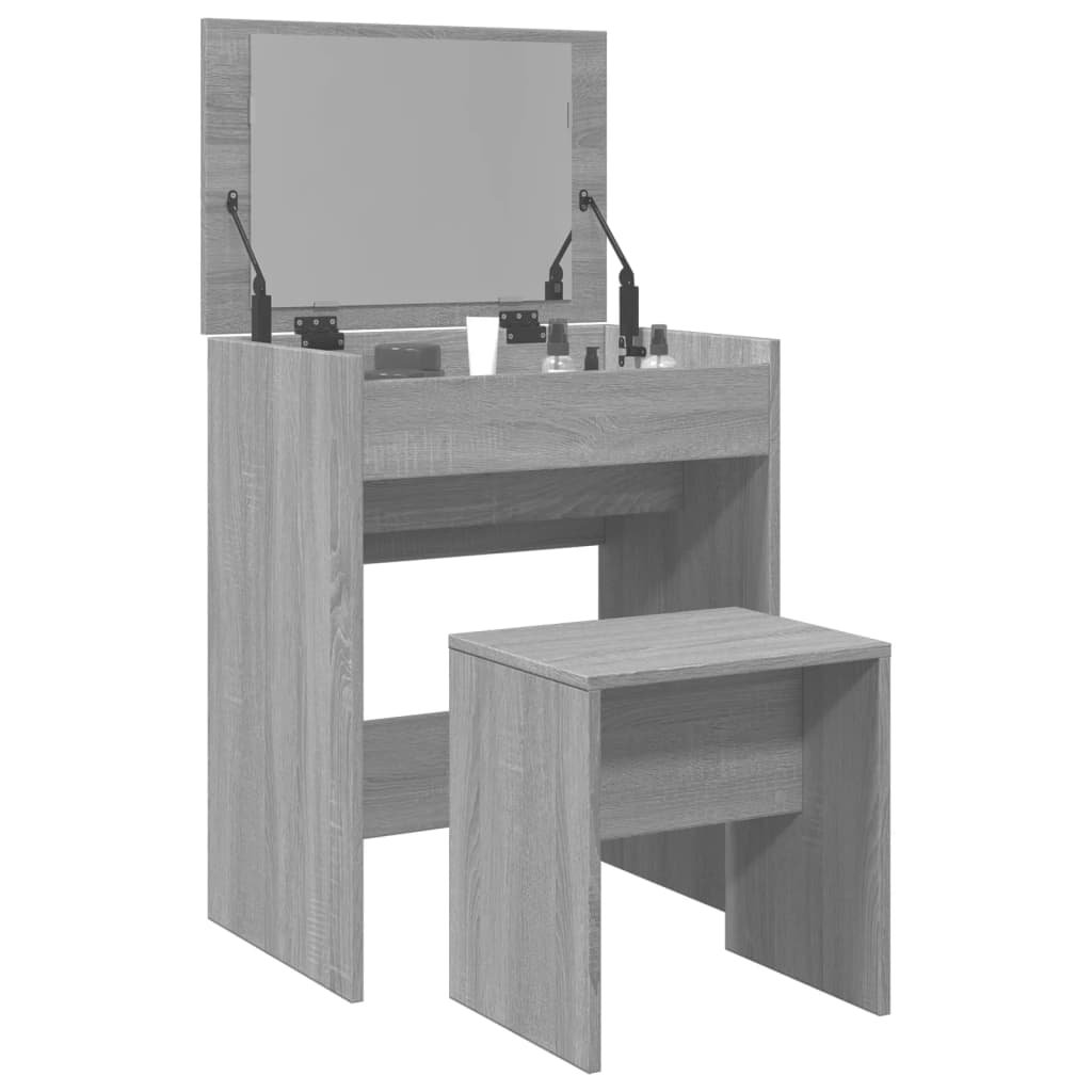Dressing Table 60 X 40 X 75 Cm Engineered Wood
