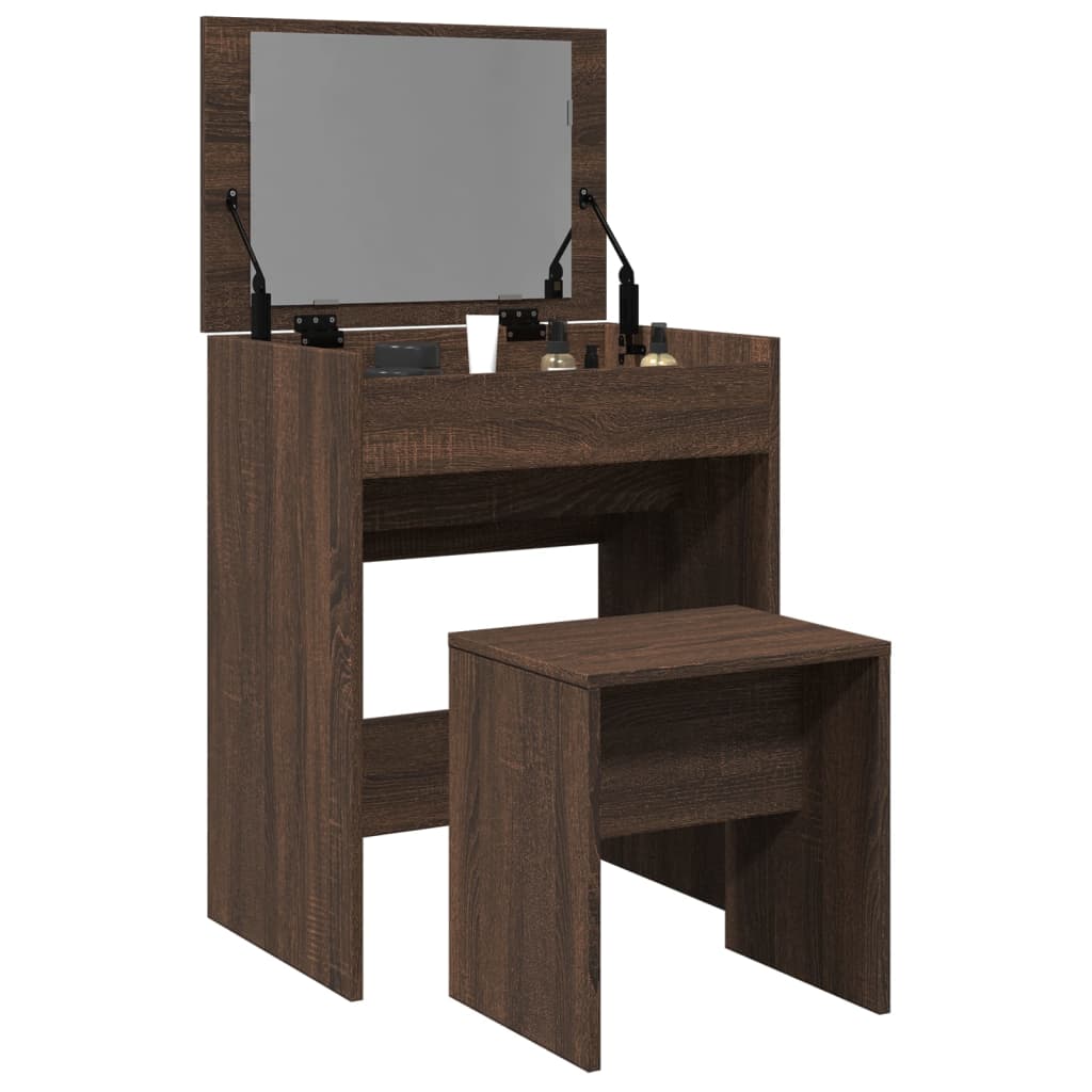 Dressing Table 60 X 40 X 75 Cm Engineered Wood